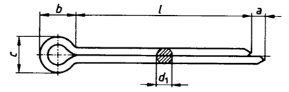 DIN 94 Split Pins / Cotter Pins drawing